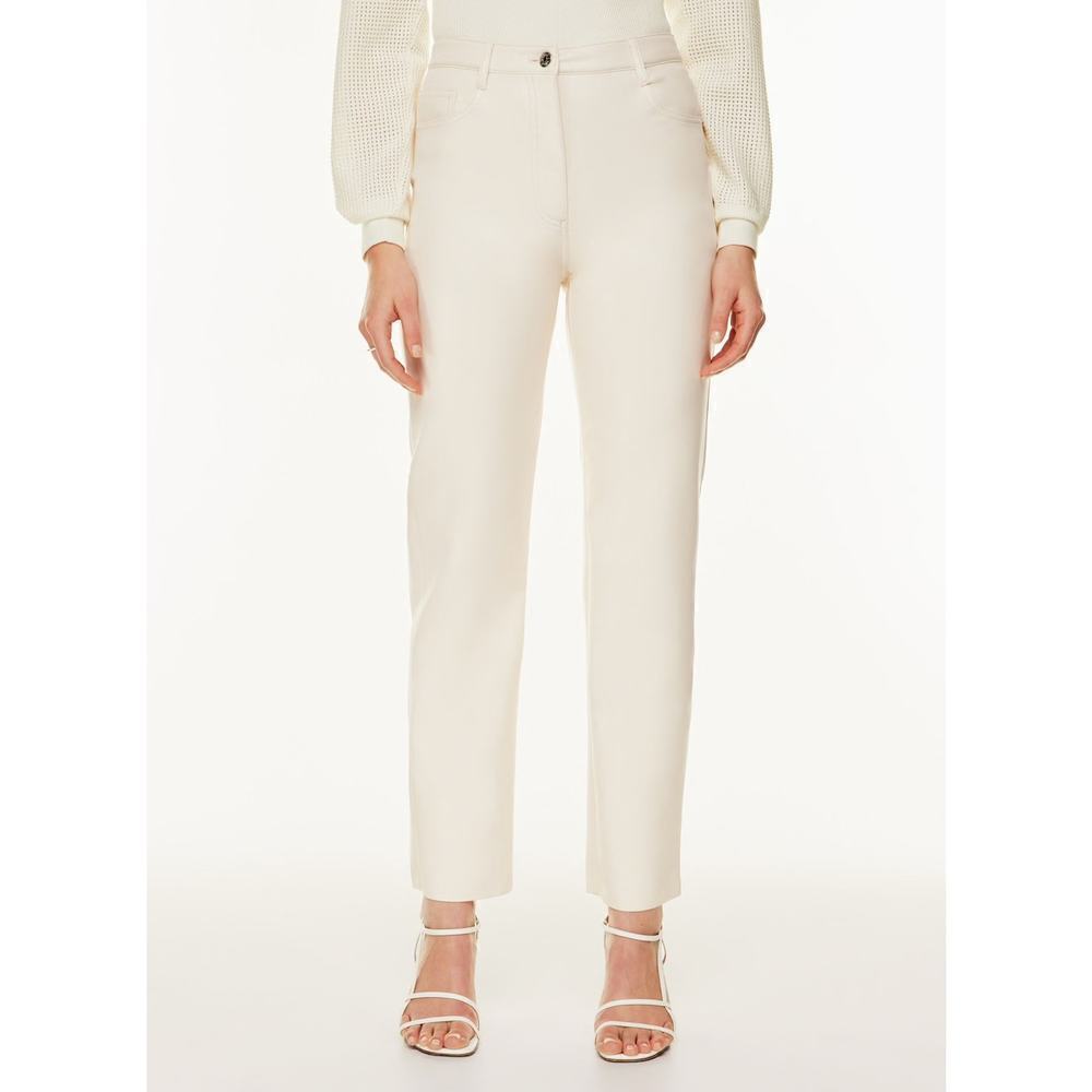 Wilfred by Aritzia Melina Faux Vegan Leather Pants Size 6 Birch